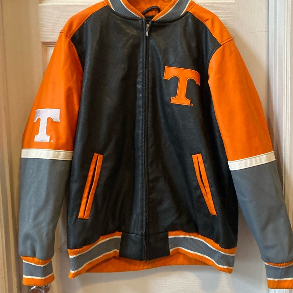 Pro edge, Tennessee volunteers, vintage synthetic leather coat size large